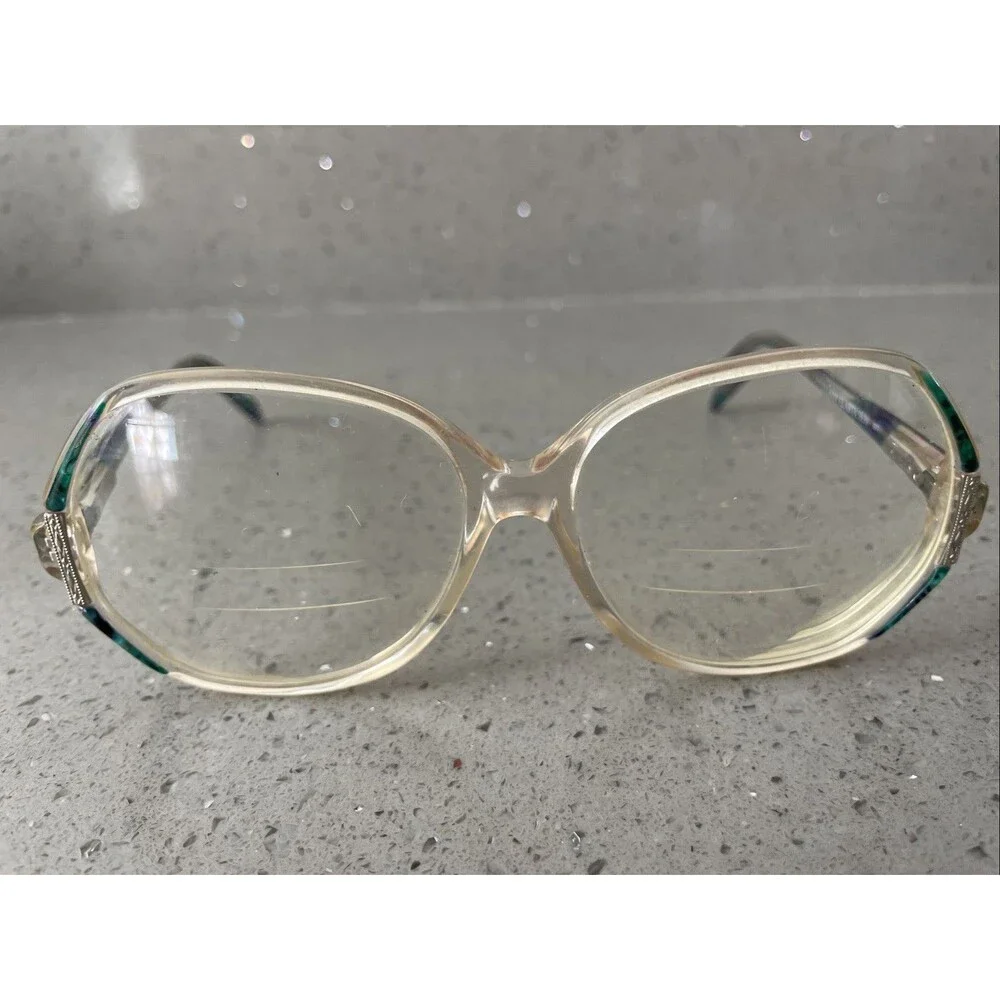 Vtg Safilo Lady Elasta 5638 Eyewear Frames ONLY B77 Round Italy Made 55-14-135